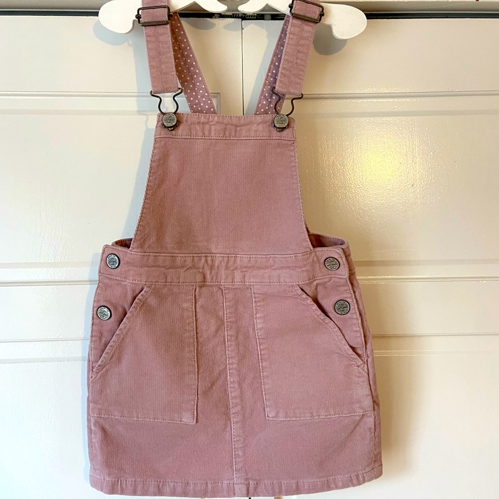 Corduroy Overall Dress